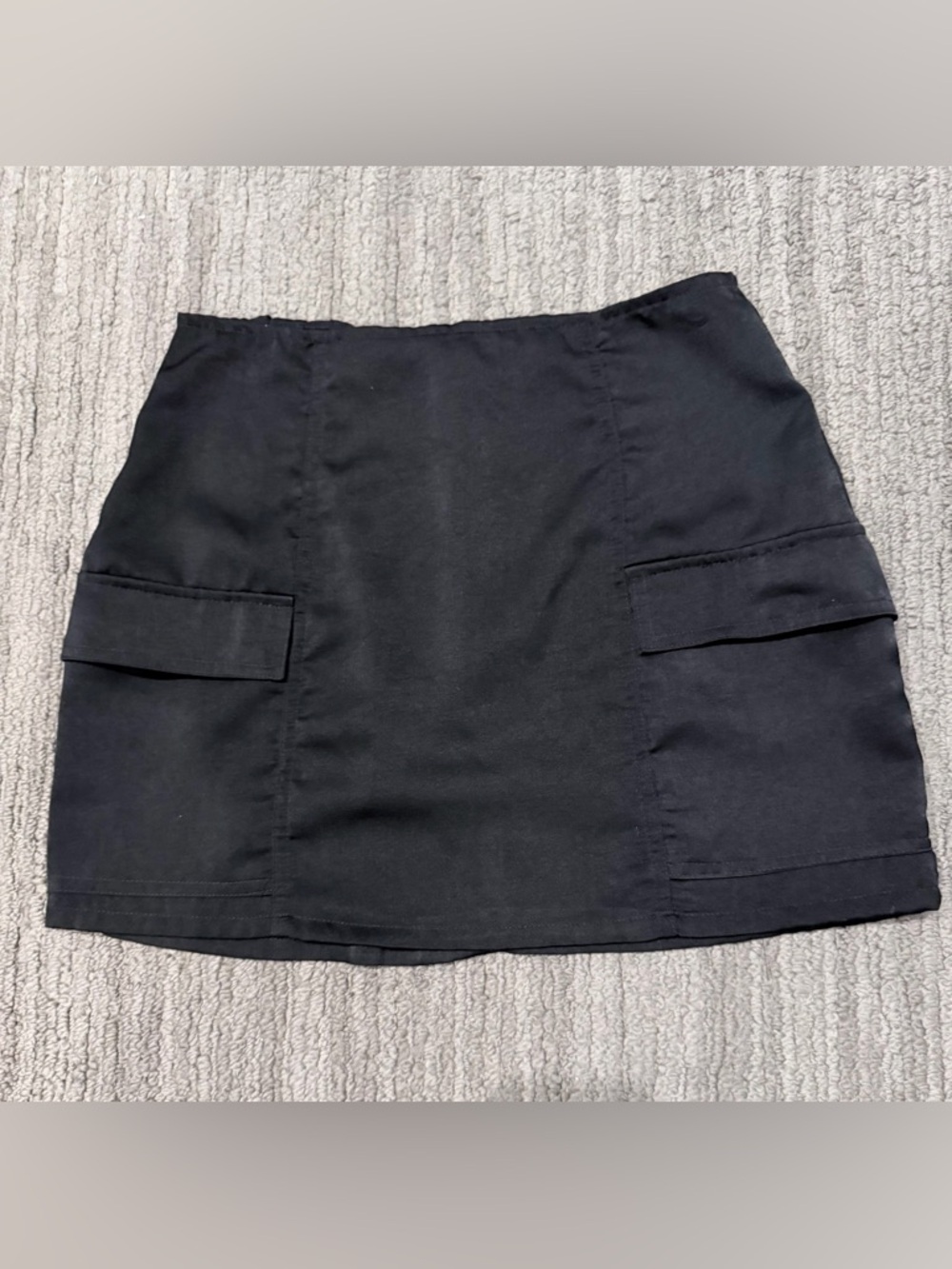 PacSun Black Silky Mini Skirt